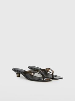 Therapy Jellyz Kitten Heels Smoke