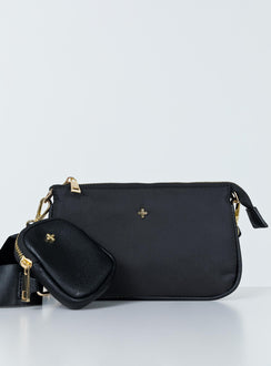 Peta & Jain Pheonix Black Nylon Bag