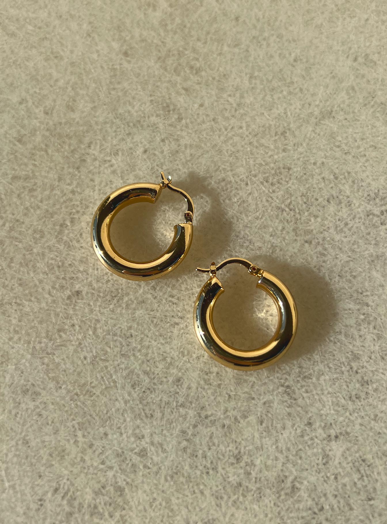 I'm Every Woman Hoop Gold Plated Earrings