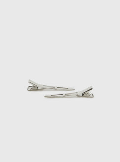 Premonitions Hair Clip Pack Silver
