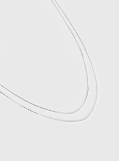 Dressed Up Dainty Chain Belt Silver