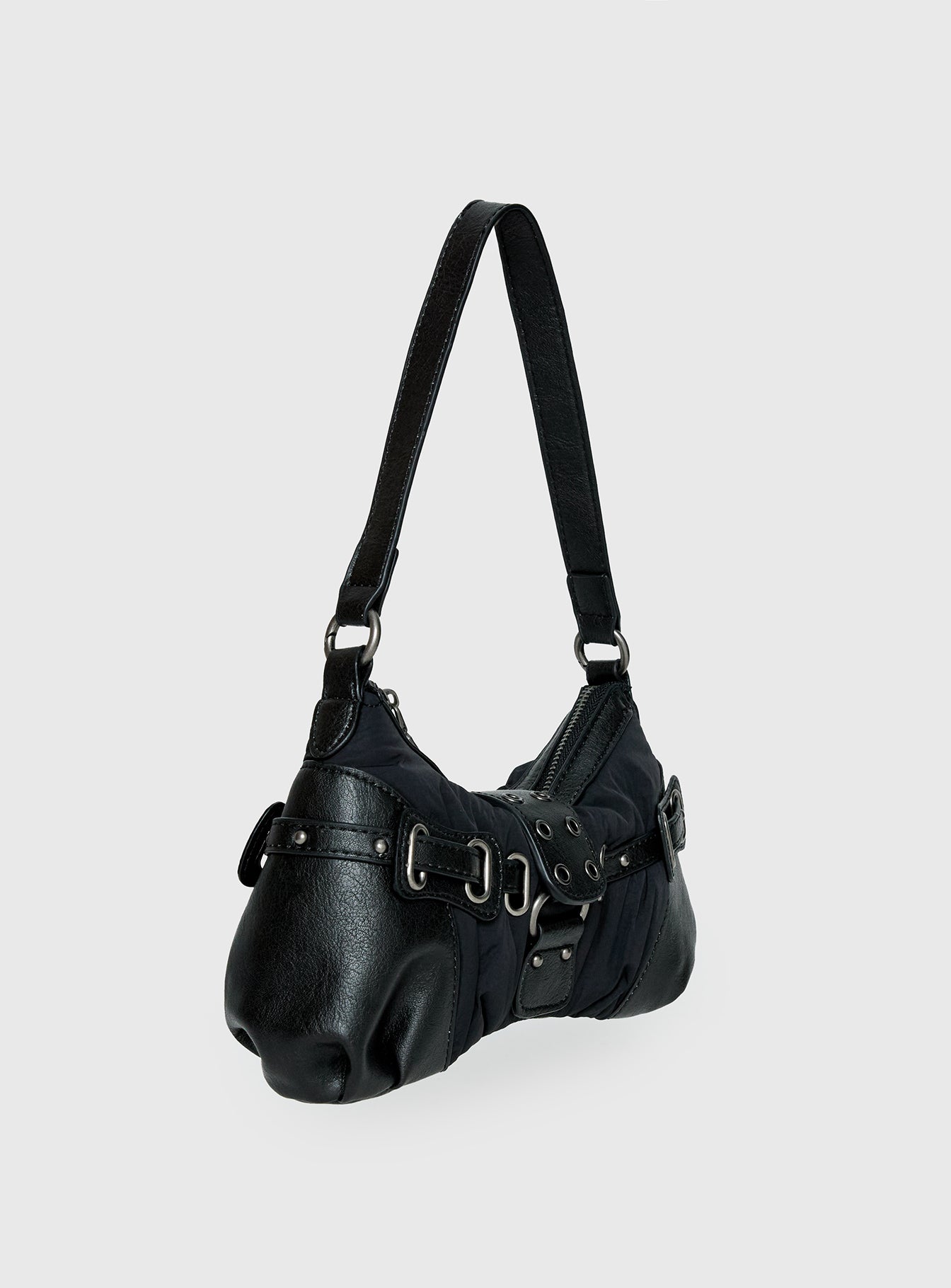 Doyers Street Shoulder Bag Black / Silver