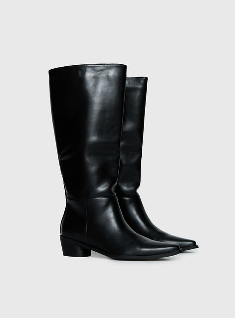 Rashi Knee High Boots Black