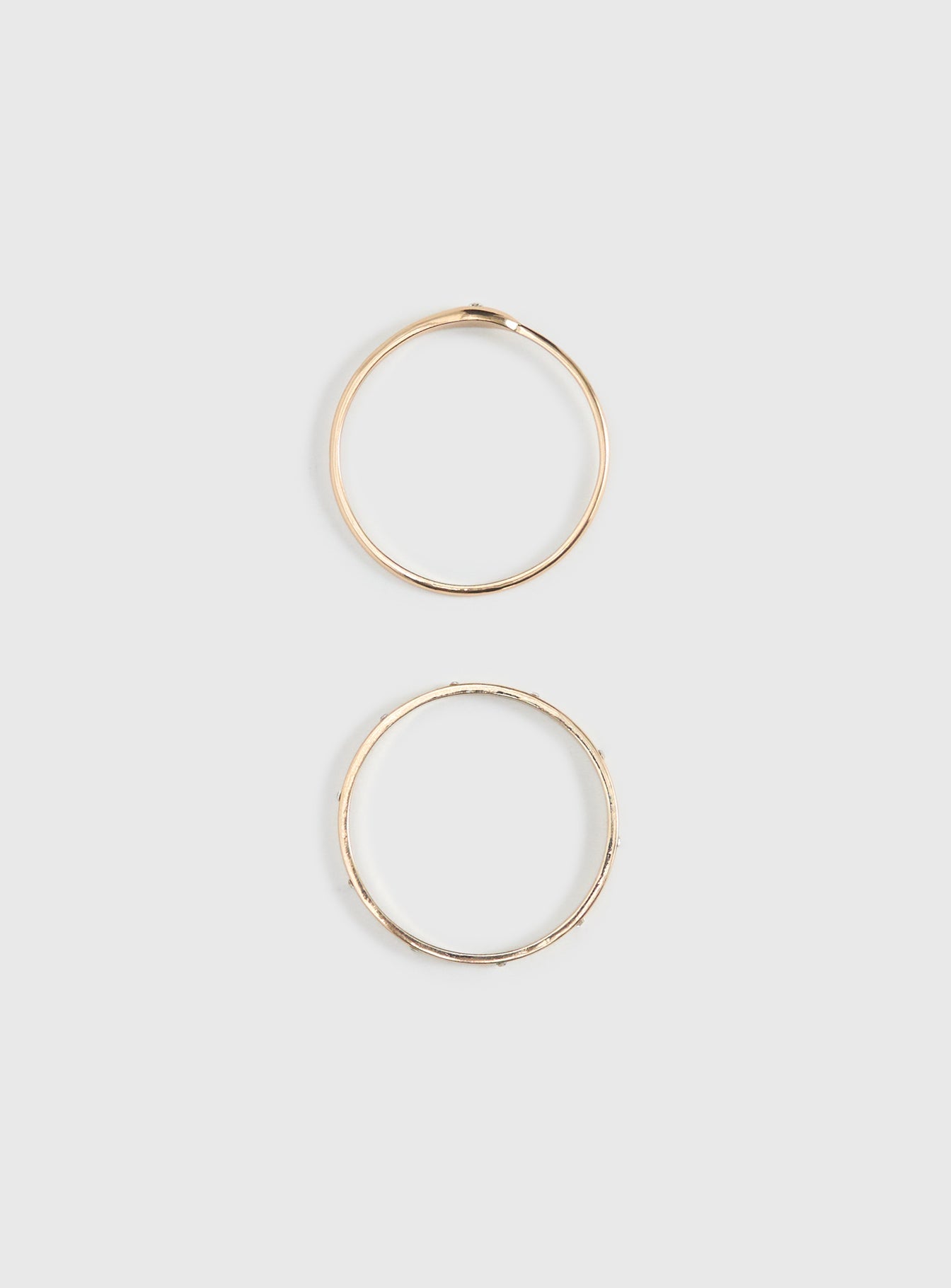 Glitter And Honey Diamante Bracelet Pack Gold