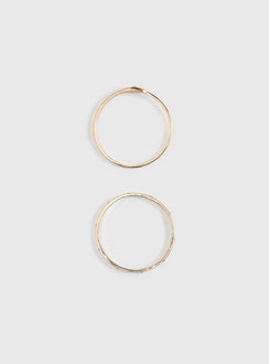 Glitter And Honey Diamante Bracelet Pack Gold