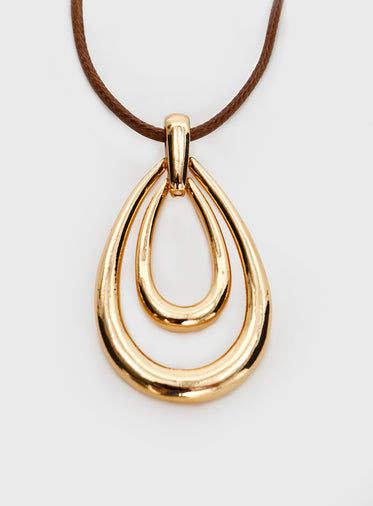 Neroli Necklace Gold / Brown
