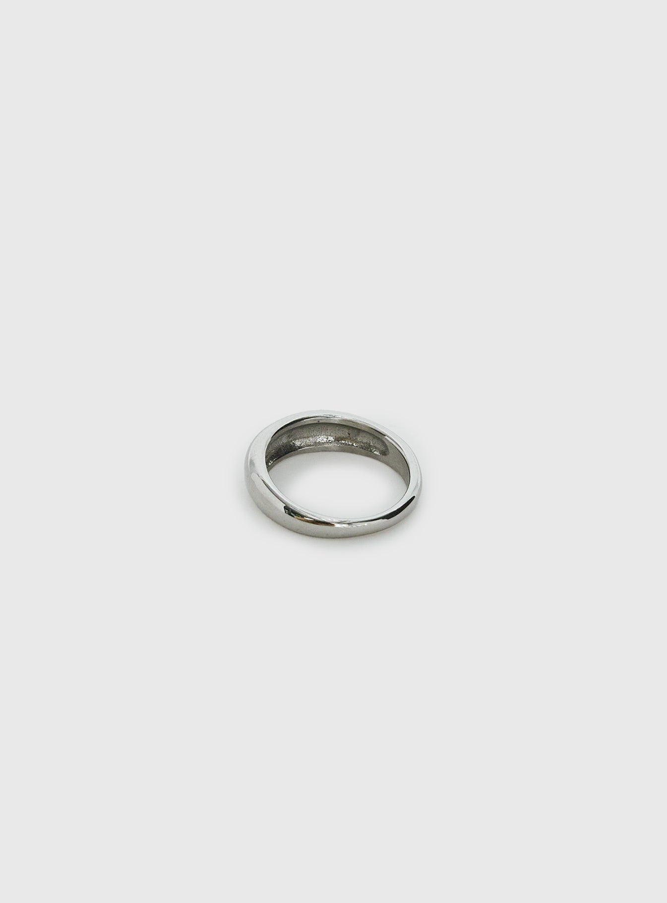 Karensa Stainless Steel Dome Ring Silver
