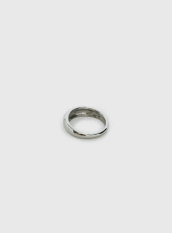 Karensa Stainless Steel Dome Ring Silver