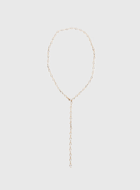 Elenita Long Necklace Gold