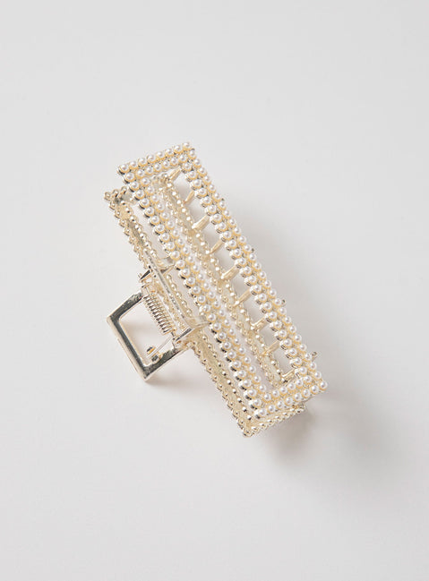 Brenna Hair Clip Gold