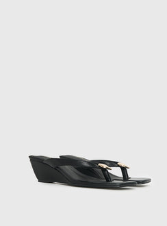Therapy Slant Heels Black