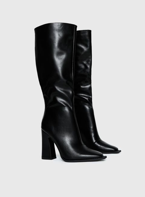 Keeley Boots Matte Black