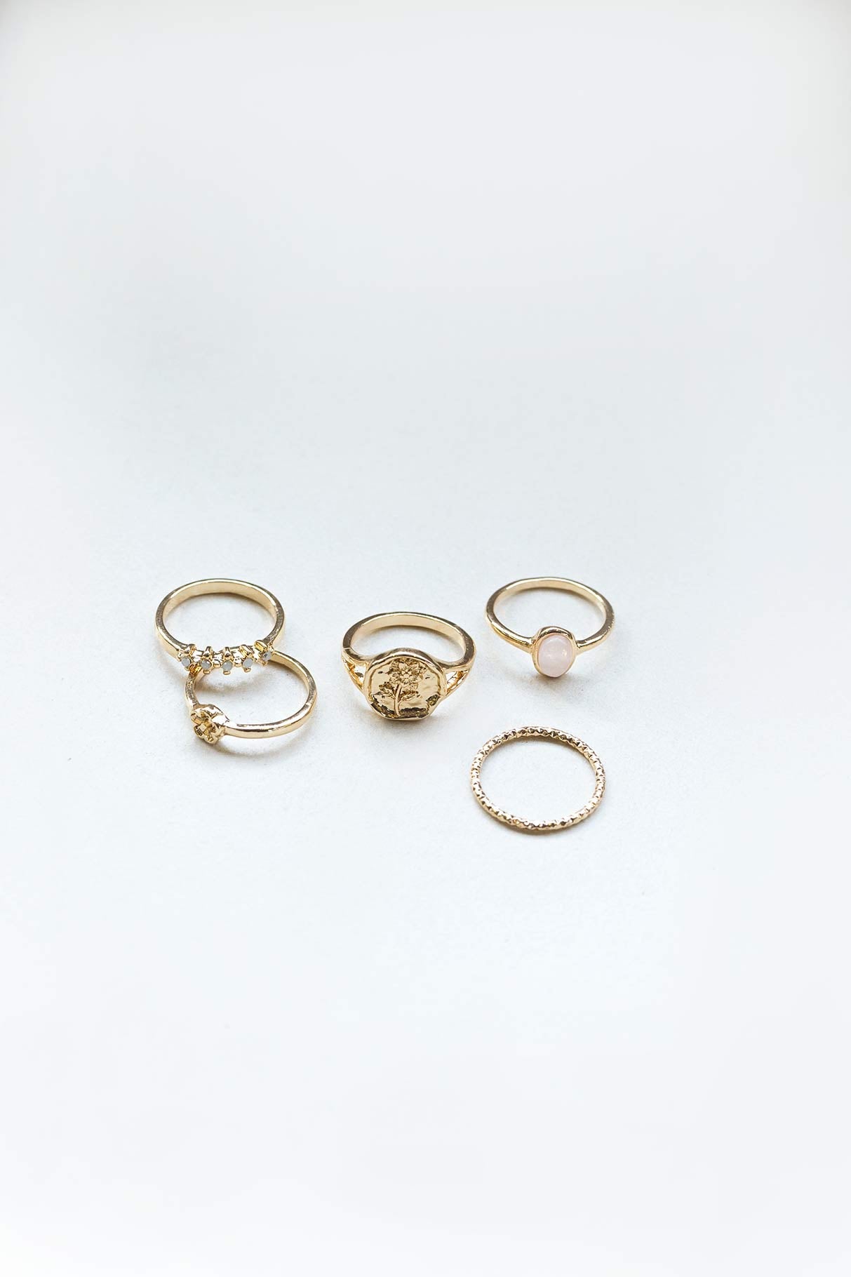 Sonia Ring Pack Gold