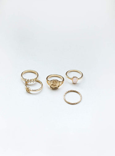 Sonia Ring Pack Gold