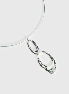 Myler Pendant Necklace Silver