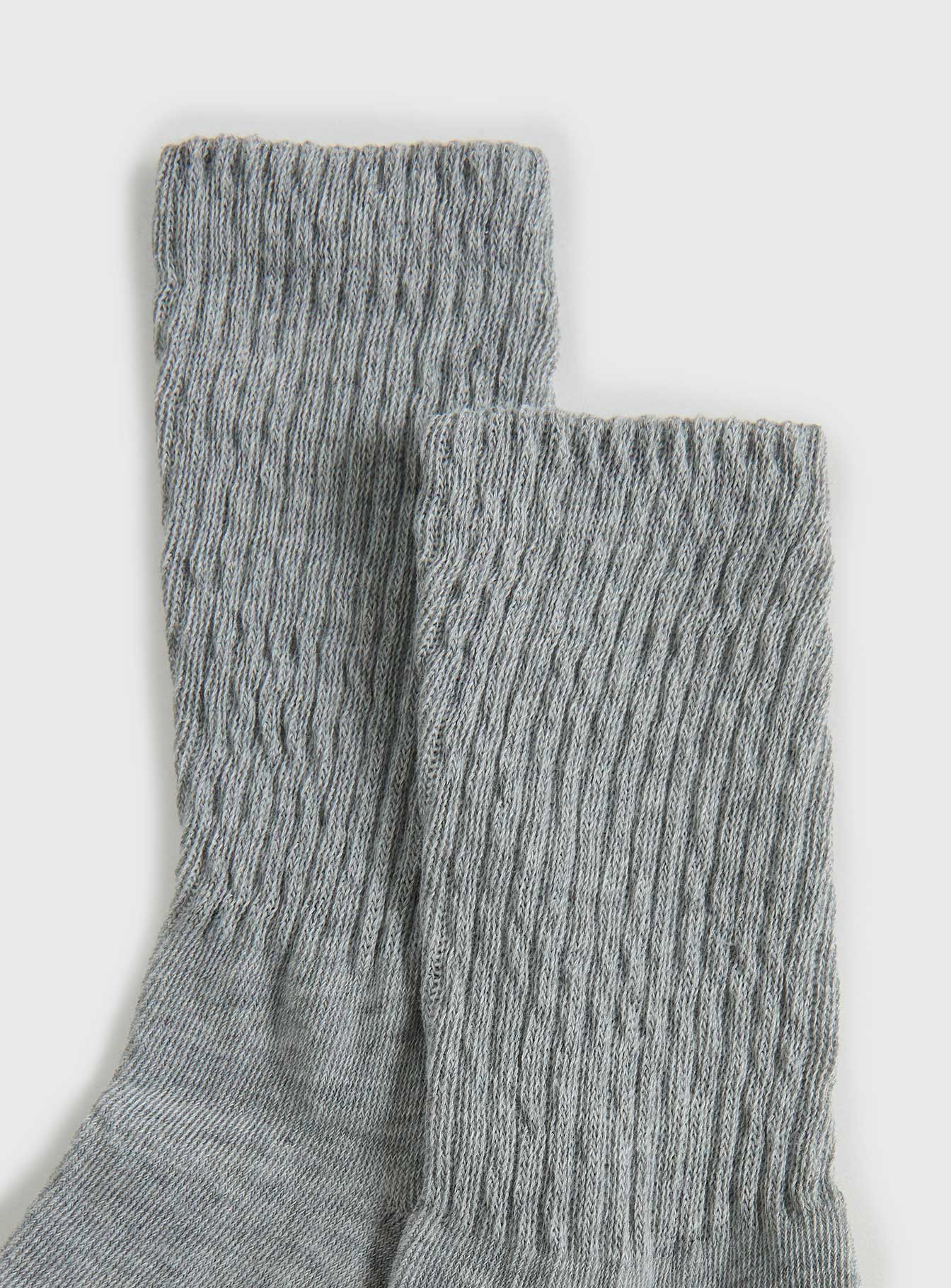 Sama Slouch Sock Grey
