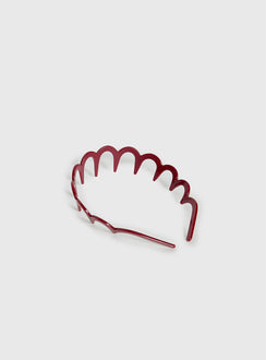 Demie Headband Burgundy