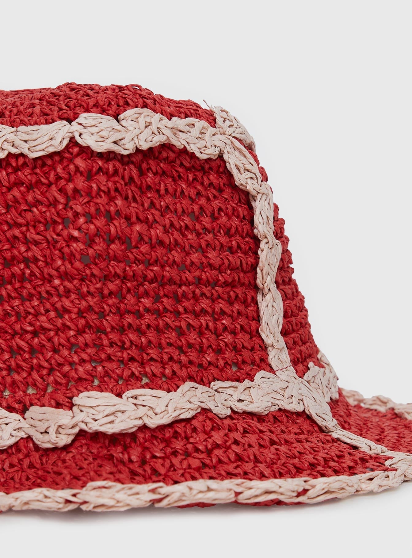 Zeldine Crochet Hat Red