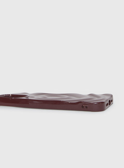 Brisa iPhone Case Heart Burgundy