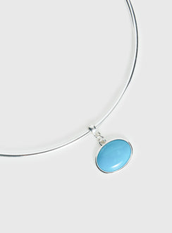 Vanita Necklace Silver / Turquoise