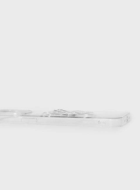 Blink Twice iPhone Case Clear / Silver