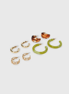 Angel Bay Earring Pack Multi