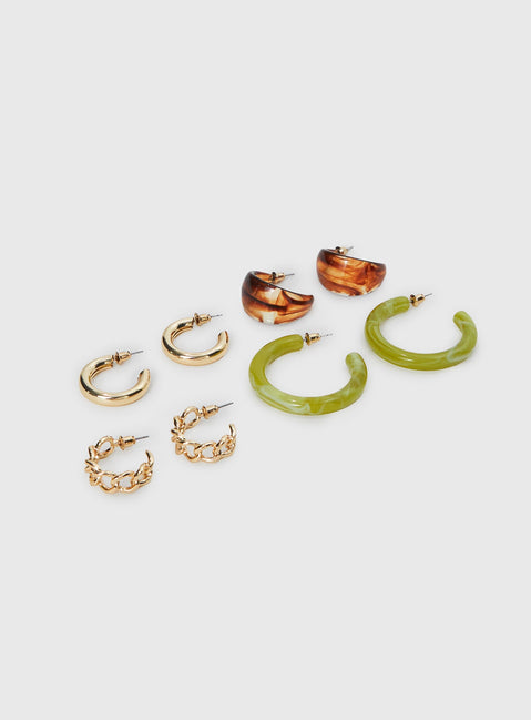 Angel Bay Earring Pack Multi