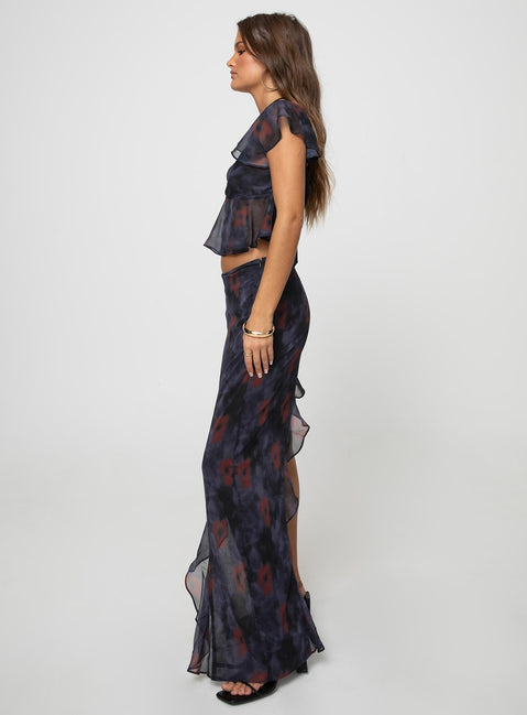 product Kelber Maxi Skirt Purple / Multi Princess Polly  Maxi 