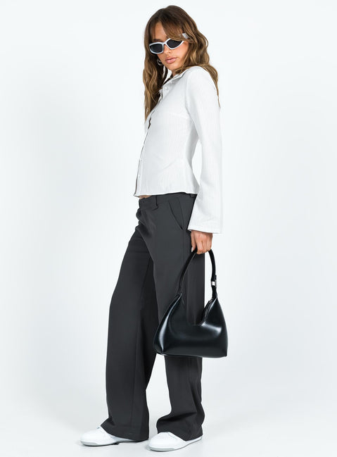 product Princess Polly High Waisted Pants  Hillers Pants Slate