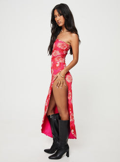 product Princess Polly High Neck  Beachy Baby Floral Maxi Dress Pink