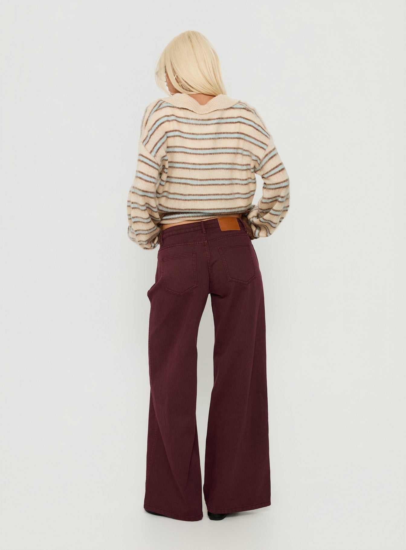Ramos Low Rise Denim Jeans Currant