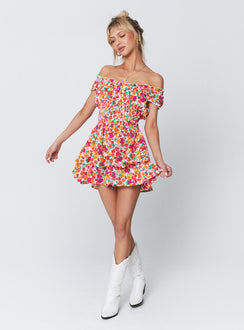 The Love Galore Playsuit Multi Floral