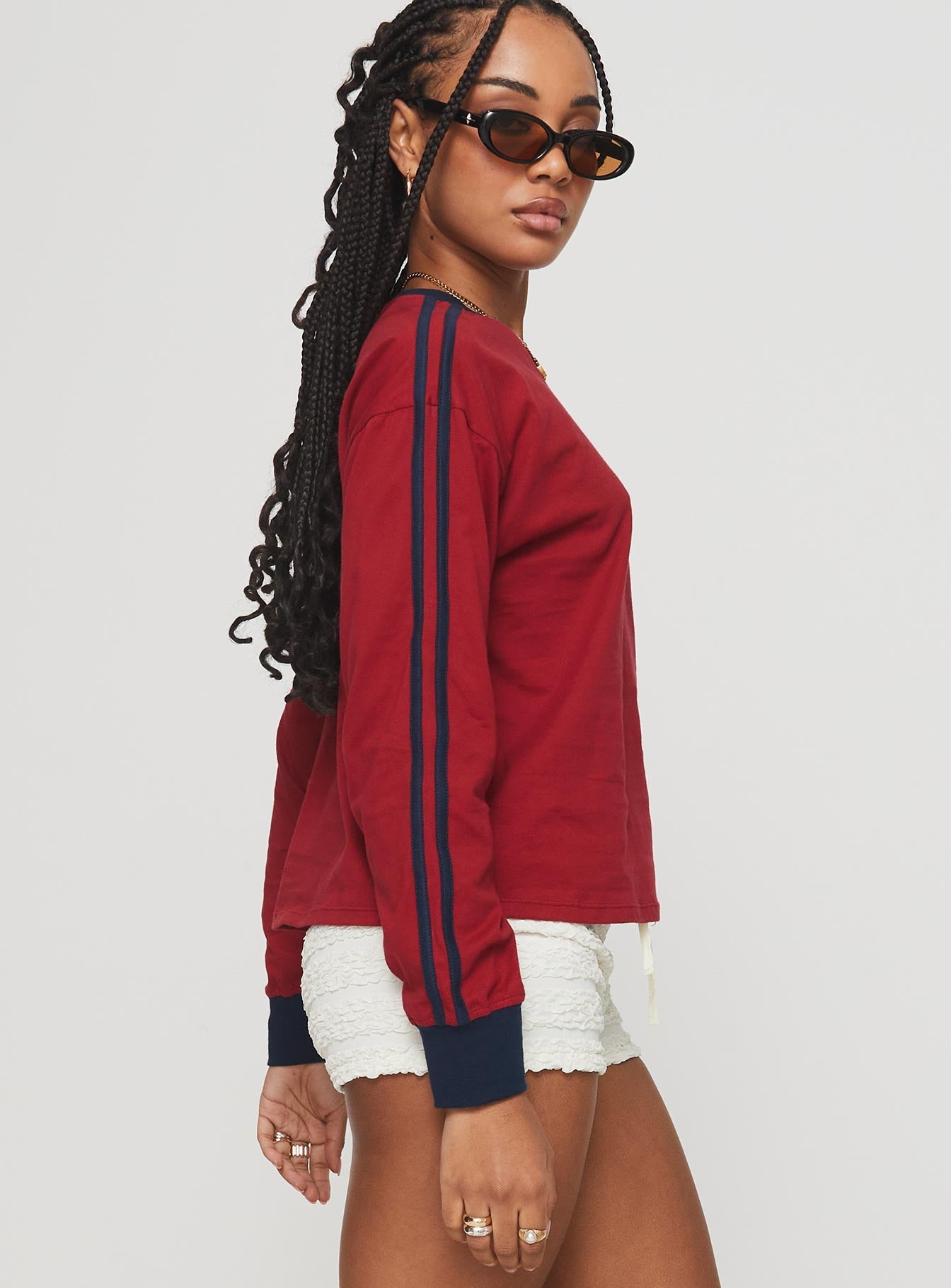 Prata Top Adrenaline Red / Navy