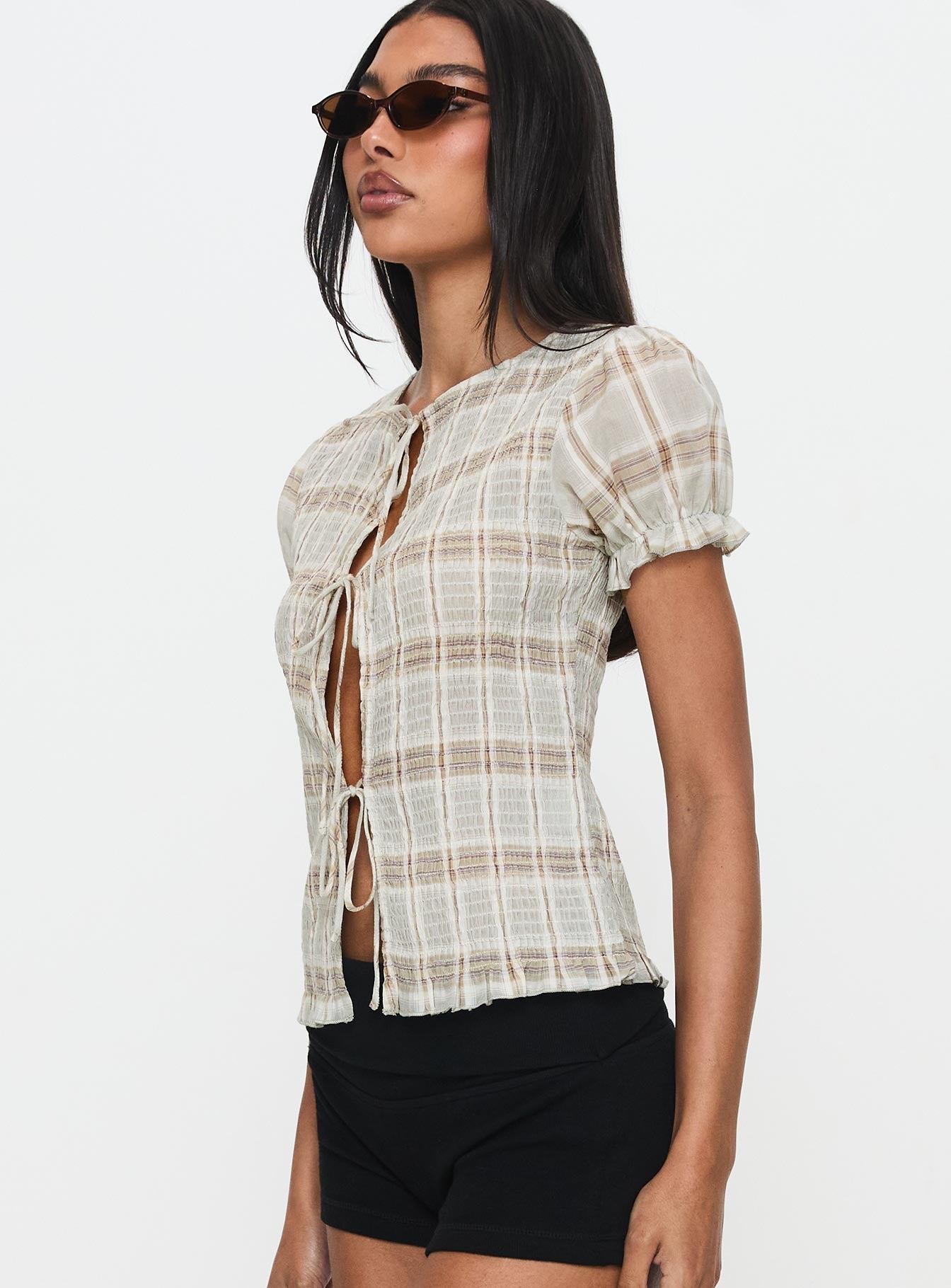 Flashback Tie Up Top Multi