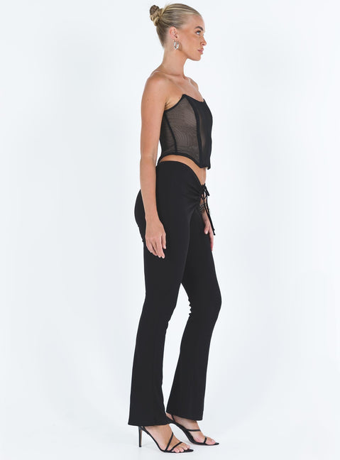 product Princess Polly High Waisted Pants  Imogen Pants Black Tall