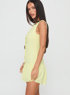 Modestie Mini Dress Lemon