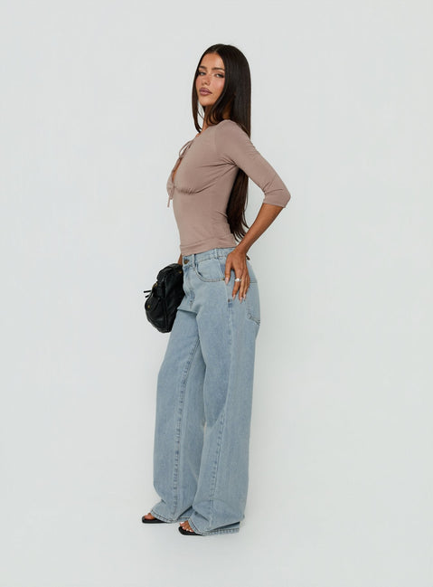 Totti Jean Washed Blue