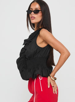 The Clique Top Black