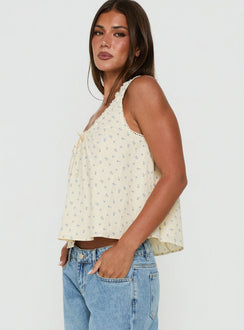 Antiquity Babydoll Top Ditsy Floral