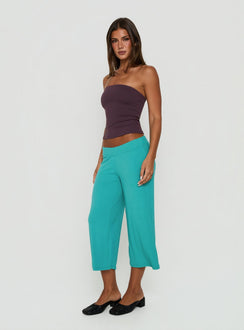 Kassey Gaucho Shorts Teal