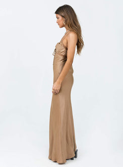 product Princess Polly V-Neck  Emily Maxi Dress Brown