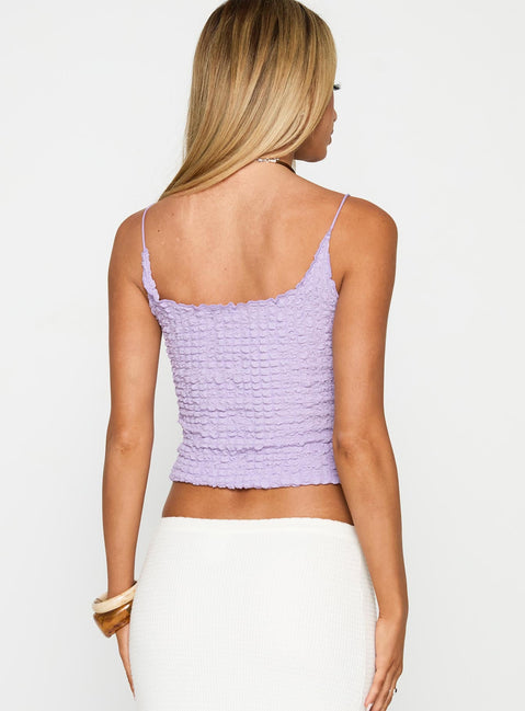 Blink Twice Top Lilac