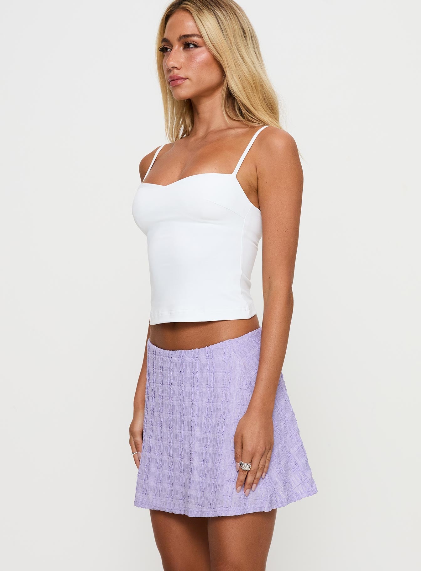 Mirina Mini Skirt Purple