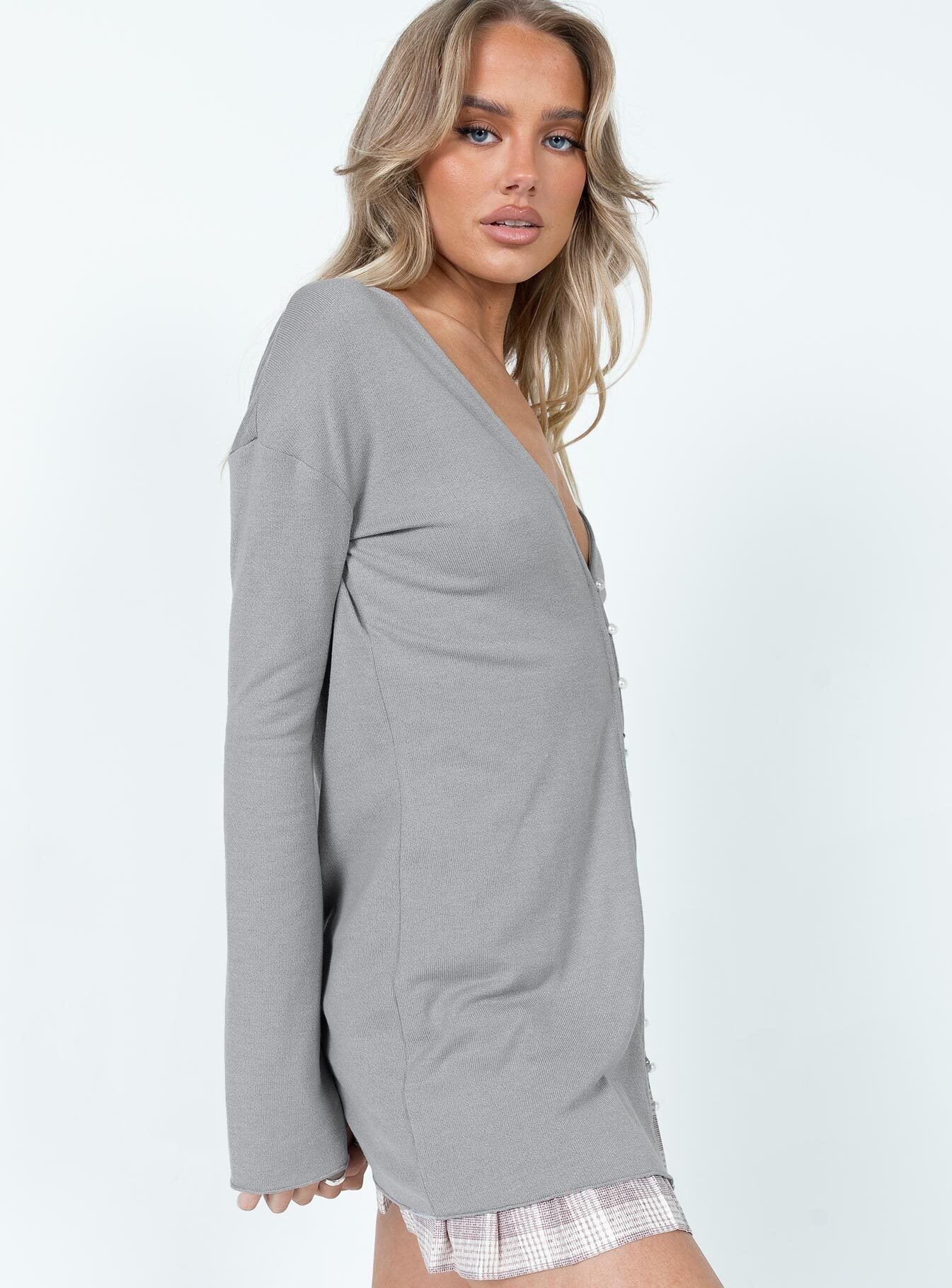 Macy Cardigan Grey regular 