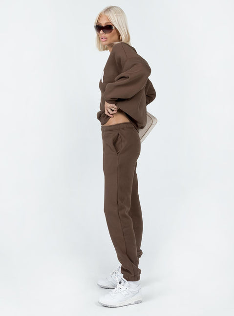 Track pants Elasticated waistband & cuffs Twin hip pockets  Soft lining 