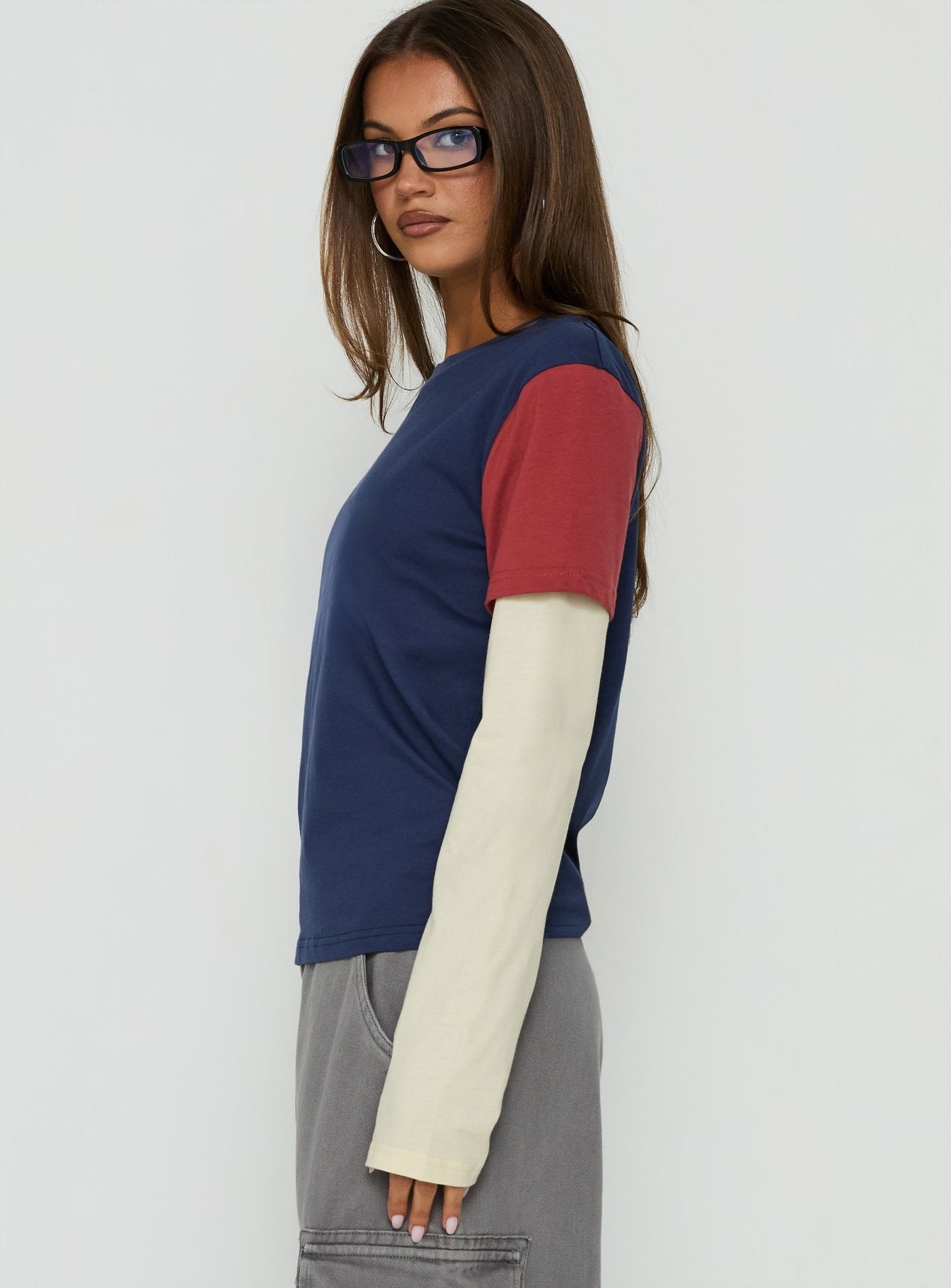 The Brass Long Sleeve Top Multi