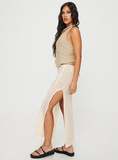 Calister Maxi Skirt Cream