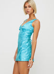 Harker Mini Dress Turquoise