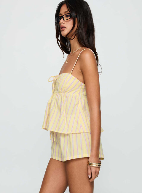 Solaris Cotton Relaxed Set Yellow