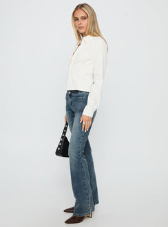 High Tide High Rise Bootleg Jeans Blue